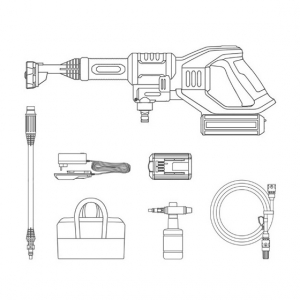 Ручной беспроводной пистолет для мойки Xiaomi Jimmy The Hand-Held Wireless Washing Gun (JW31)