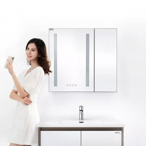 Умный зеркальный шкаф для ванной комнаты с подсветкой Xiaomi Diiib & Yeelight Smart Beauty Mirror Cabinet 500 mm (DXYSJ006) - фото 4