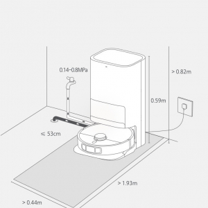 Модуль подключения к водопроводу для робота-пылесоса Xiaomi Mijia Almighty Sweeping Robot 2 (С106) - фото 4
