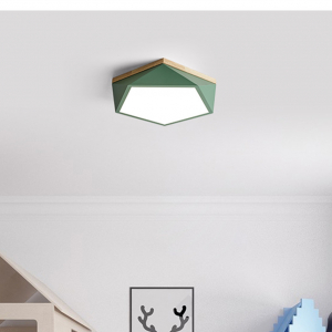 Умный потолочный светильник Xiaomi HuiZuo Smart Macaron Polygon Ceiling Light 18W Avocado Green