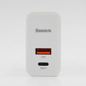 Сетевое зарядное устройство Xiaomi Baseus Speed PPS Quick charger C+U 30W White (TZCAFS-A02) - фото 5