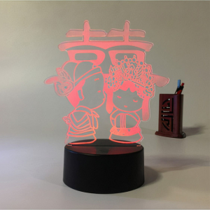 Лампа 3D Поцелуй (GL-78)