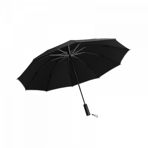 Автоматический зонт с фонариком Xiaomi Konggu  Reverse Ten Bone Sunscreen Automatic Lighting Umbrella Black