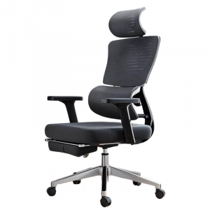 Офисное кресло с подставкой для ног Xiaomi HBADA Ergonomic Computer Chair E2 High Version Black (E201) - фото 1