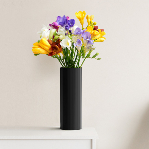 Прямая ваза с глазурью Xiaomi Bright Glazed Corrugated Straight Vase Yellow Small (HF-JHZHPX01) - фото 4