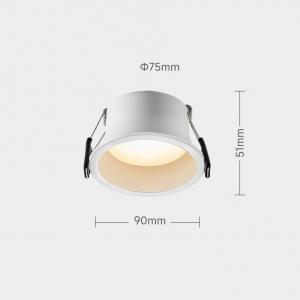 Встраиваемый точечный светильник Xiaomi HuiZuo Anti-glare Downlight Mi Xue series SMD 7W - фото 3