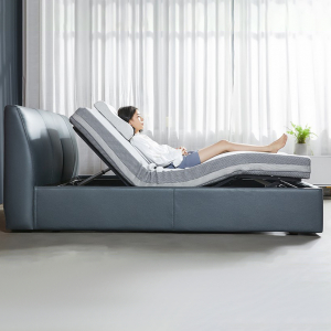 Умная двуспальная кровать Xiaomi 8H Milan Smart Electric Bed DT1 1.8 m Grey Blue (умное основание и матрас с эффектом памяти MJ) - фото 2