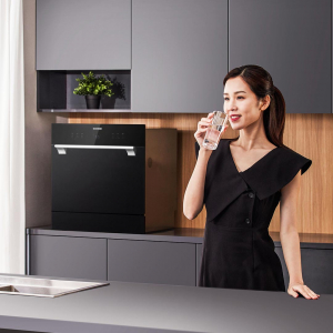 Умная посудомоечная машина Xiaomi QCOOCER Circle Kitchen AI Smart Dishwasher 8 Set - фото 3