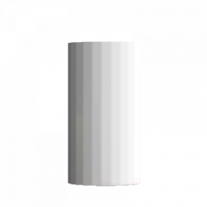 Прямая ваза с глазурью Xiaomi Bright Glazed Corrugated Straight Vase White Small (HF-JHZHPX01) super bright car interior light replacement white light dc 12v rv dome lamp universal 36 led car ceiling light automotive