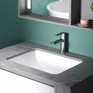 Комплект мебели для ванной комнаты Тумба и навесной шкаф Xiaomi Diiib Rock Board Bathroom Cabinet Drawer Storage 800mm (DXG70001-1111 + DXG72001-1111) (с керамической раковиной, без смесителя) - фото 2