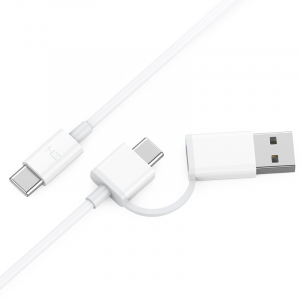 Кабель Xiaomi ZMI Type-C / Type-C / USB-A Cable 100 см White (AL311)