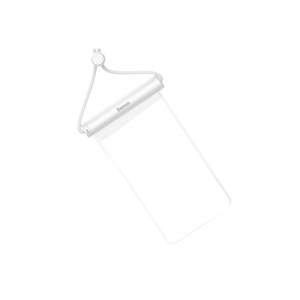 Водонепроницаемый чехол для смартфона Xiaomi Baseus Cylinder Slide-cover Waterproof Bag White (ACFSD-E02)