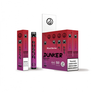 Одноразовая электронная сигарета Nextvapor Dunker Vapor Mixed Berries (Ягодный Микс)