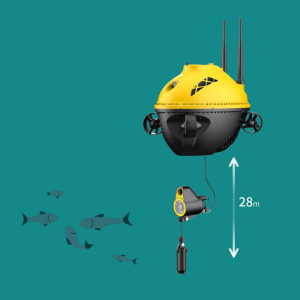 Подводный дрон для рыбалки и подводной съемки Gladius Chasing F1 Fish Finder Drone
