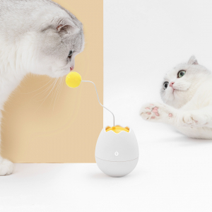 Интерактивная игрушка для кошек Xiaomi Furrytail Life Eggshell Electric Toy White