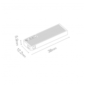 Мини USB-Flash накопители Xiaomi Jessis USB 2.0 Silver 32Gb - фото 6