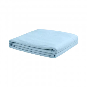Летнее одеяло Xiaomi 8H Washable Negative Ion Breathable Cool Quilt L4 Blue 280g (180x200cm) - фото 1