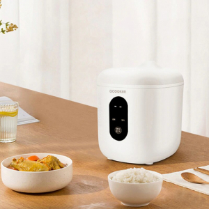 Умная мультиварка-рисоварка Xiaomi QCooker Circle Kitchen Mini Anti-overflow Rice Cooker Retro 1.2L White (CR-FB01B) - фото 2