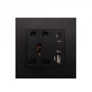 Розетка YouSmart Wall Socket 5 PINS USB-A Type-C Black (Y1-F01)