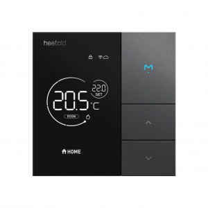 Умный термостат для электрической системы отопления Xiaomi Heatcold Smart Thermostat Electric Heating NTC Sensor Black (TH1230E) интеллектуальный нагревательный термостат цифровой регулятор температуры сенсорный жк дисплей электрическое отопление 16а с wi fi