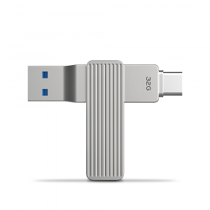 USB-Flash накопители Xiaomi Jessis U Disk M Type-C and USB 3.1 Silver 32Gb