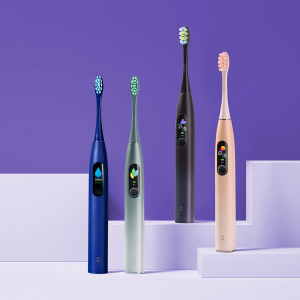 Электрическая зубная щетка Xiaomi Oclean X Pro Smart Sonic Electric Toothbrush Purple (Международная версия) - фото 2