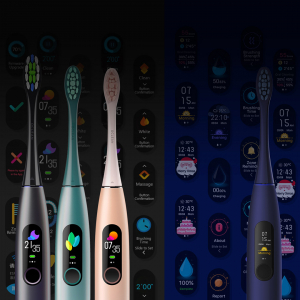Электрическая зубная щетка Xiaomi Oclean X Pro Smart Sonic Electric Toothbrush Purple (Международная версия) - фото 5