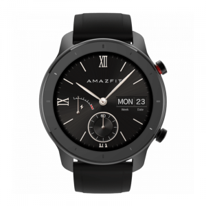 Часы Xiaomi Amazfit GTR 42mm aluminium case silicone strap Black