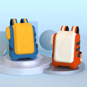 Школьный рюкзак Xiaomi UBOT Decompression Spine Protection Schoolbag 20-35L Blue/Yellow (UBOT-006) - фото 5