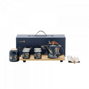 Керамический чайный сервиз Xiaomi Pinztea Ceramic Tea Set Gift Box Set 9 приборов garden vine indigo чайный сервиз