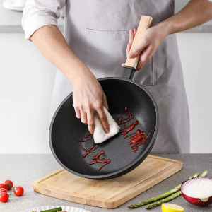 Сковорода-вок с антипригарным покрытием Xiaomi Taste Plus MOTOMI Wok Non-stick Frying Pan 30cm