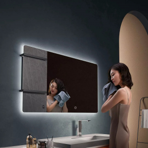 Комплект мебели для ванной комнаты Xiaomi Diiib Tixiang Rock Board Bathroom Cabinet 1200mm (DXYSG003-1200) (тумба с керамической раковиной, тумба, полотенцесушители, зеркало, без смесителя) - фото 4