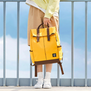 Влагозащищенный рюкзак Xiaomi 90 Points Vibrant College Casual Backpack Yellow - фото 3