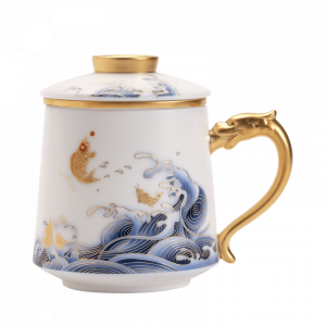 Фарфоровая кружка Xiaomi Zesee Tea Cup Matte Style Gift Box 300 ml фарфоровая чашка для чая с керамическим фильтром xiaomi zesee selected ceramic tea cup daisy green