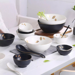 Набор керамической посуды Xiaomi SONGFA Dandelion Tableware 22 прибора - фото 4