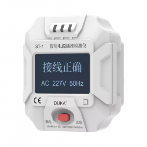 Тестер розеток Xiaomi Duka Smart Power Socket Detector ST-1 CN электронный тестер gedore