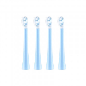 Сменные насадки для зубной щетки Xiaomi Coficoli Childrens Sonic Electric Toothbrush  Blue  (4 шт) сменные насадки для швабры blue fish aluminum tube water spray mop 4шт sp03b1