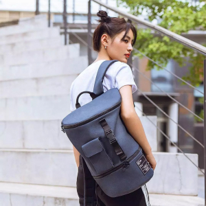 Влагозащищенный рюкзак Xiaomi 90 Points Fashion Chic Backpack Waterproof Black (Size M) - фото 5
