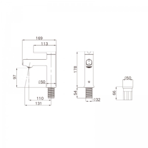 Смеситель для раковины Xiaomi Mijia Basin Faucet N1 Silver (MJMPLTN1DB)