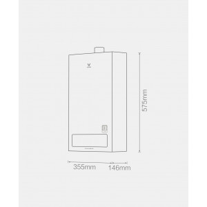 Умный Газовый Водонагреватель Xiaomi Viomi Internet Smart Gas Water Heater 1A 13L (JSQ25-VGW132)