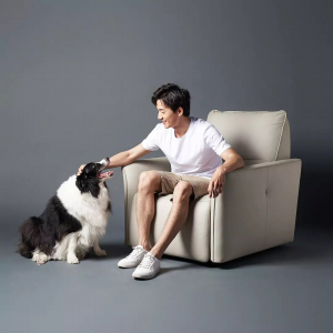 Кресло-реклайнер Xiaomi Yang Zi QiFeng Leather Electric Sofa Recliner Milk Tea Ash