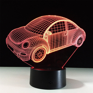 Лампа 3D Volkswagen Жук (GL-111)