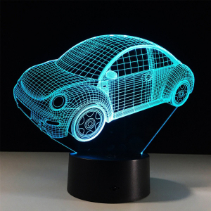 Лампа 3D Volkswagen Жук (GL-111)