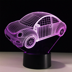 Лампа 3D Volkswagen Жук (GL-111)
