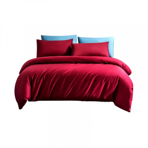 Постельное белье из хлопка Xiaomi Deep Sleep Luxury Sateen Kits 1.8m Phantom Red