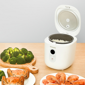 Умная мультиварка-рисоварка Xiaomi QCOOKER Circle Kitchen Mini Anti-overflow Rice Cooker Retro 1.2L White (CR-FB01B) - фото 5