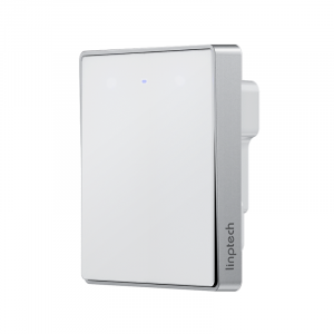 Умный выключатель одноклавишный с нулевой линией Xiaomi Linptech Glass Panel Smart Switch E1 Zero Fire Single White (QE1GDB-W1 MI) - фото 1