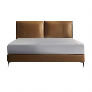 Двуспальная кровать Xiaomi 8H Jun Italian Light Luxury Leather Soft Bed 1.5m Orange (JMP2) кровать для сна для собак