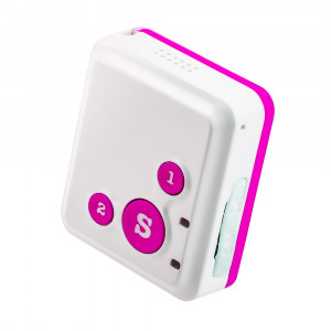 Детский мини GPS трекер/GPS маяк Reachfar RF-V16 White-Pink