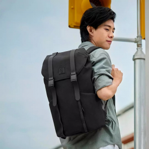 Рюкзак Xiaomi 90 points Casual Shoulder Bag Eco-Friendly 18.2 L Black - фото 4